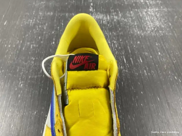 Cheap Husky Low Travis x 1 Air Jordan OG Canary DZ4137-700 Scott 0513